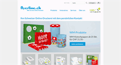 Desktop Screenshot of flyerline.ch